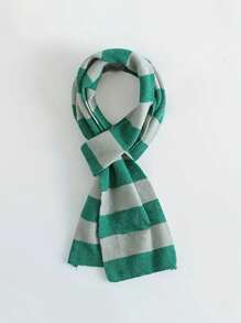 1pc Cosplay Autumn And Winter Versatil Striped Long Artificial Cashmere Scarf Unisex With College Style - Jewelry & Accessories ﻿,Suitable For Halloween Cosplay Party.