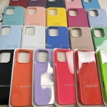 Premium Liquid Silicone Case For IPhone 7 XR 11 12 13 14 15 Pro Max Skin-Feeling Velvet Drop-Resistant Phone Cover - bông hồng đỏ - Xem 3