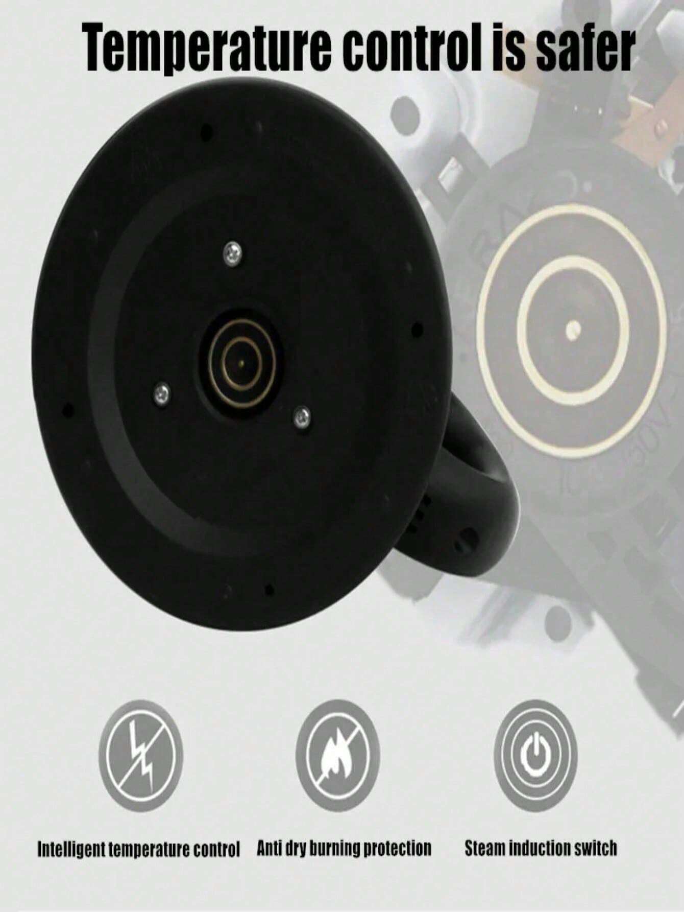 2.0L Stainless Steel Electric Kettle Silver Gray Base Separation Desion