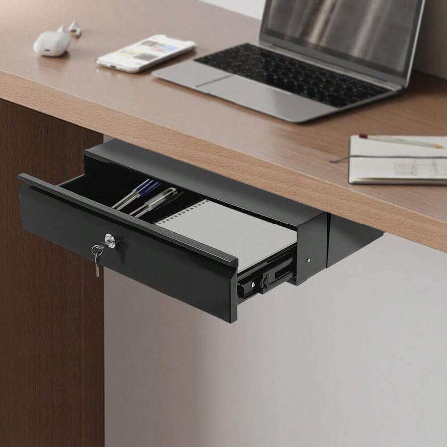 CNCEST Slide Out Drawer Pull Out Under Desk Drawer For Office