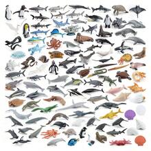 11 piezas/Conjunto de juguetes de modelo de animales marinos realistas - Multicolor - Ver 1