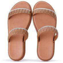 Women's Soft Stars Buckle Sandal - Rỉ Nâu - Xem 4