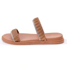 Women's Soft Stars Buckle Sandal - Rỉ Nâu - Xem 2