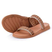 Women's Soft Stars Buckle Sandal - Rỉ Nâu - Xem 3