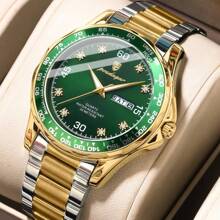 POEDAGAR Top Brand Luxury Quartz Male Wristwatch Waterproof Luminous Date Week Watch For Men Stainless Steel Sport Men's Watches - Multicolor - View 2