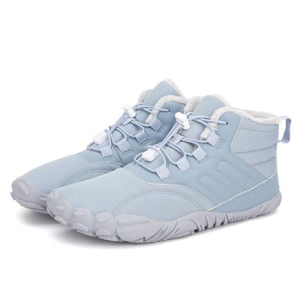 Botas de neve femininas à prova de vento, à prova d'água, antiderrapantes, com isolamento térmico e da moda