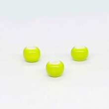 50PCS Macaron Fresh Color Ceramic Large Hole Beads, Suitable For Bracelet And Necklace Making, Perfect Gift Accessories