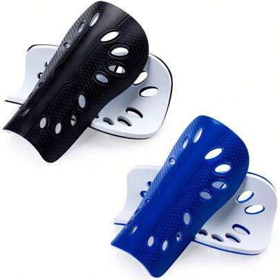 1 Pair Football Shin Guards, Soccer Sports Equipment, Single Plate, For Football Activities