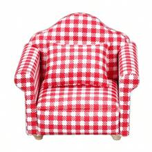 1:12 Dollhouse Miniature Living Room Furniture Set - 3pcs White Fabric Sofa With 4 Pillows, Doll House Sofa, Micro Scenery Decor, Reclining Loveseat, White Decorative, Doll Furniture, Cute Small Sofa, Exquisite Small Sofa Pendant, Miniature Toy Furniture, Suitable As A Gift