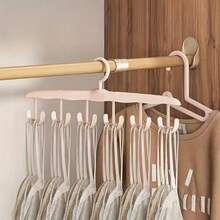 Multipurpose Rotating Tie Rack, Suitable For Ties, Scarves, Belts And Bags - Space-Saving Closet Organizer - Multicolor - View 9