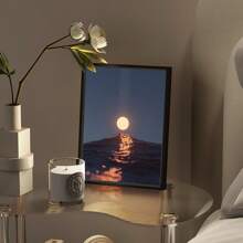 CASEGRACE 1pc LED Painting With Speakers - Enchanting Night View Of The Starry Sky, USB Charger Decorative Wall Art, Bluetooth Speaker Sound Painting With Subwoofer, Mood-Creating Light, Perfect For Bedroom, Gaming Room, Home Decoration And Gifts