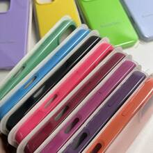 Premium Liquid Silicone Case For IPhone 7 XR 11 12 13 14 15 Pro Max Skin-Feeling Velvet Drop-Resistant Phone Cover - bông hồng đỏ - Xem 7