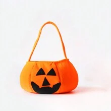 1/3 Túi bí ngô Halloween dễ thương đựng kẹo Trick Or Treat K IDs Quà tặng ngày lễ vui vẻ - Nhiều màu - Xem 4