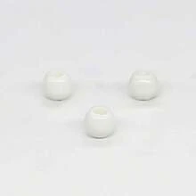 50PCS Macaron Fresh Color Ceramic Large Hole Beads, Suitable For Bracelet And Necklace Making, Perfect Gift Accessories