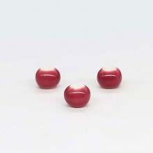 50PCS Macaron Fresh Color Ceramic Large Hole Beads, Suitable For Bracelet And Necklace Making, Perfect Gift Accessories