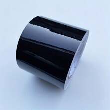 3/5/7/10 CM * 500CM Glossy Black Vinyl Wrap Strip, Self-Adhesive Universal Chrome Black Detailing Tape, Window Trim Film Tape Chrome Blackout Vinyl For Car Interior Hood Roof Pillar
