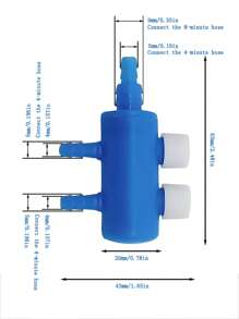 Aquarium Accessories, Airpump Splitter, Air Flow Adjustable Valve, (Splitter Head/Splitter Head + Tubing + Air Stone Set Available)