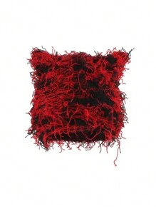 ROMWE Grunge Punk 1pc Cute Women Street Style Cat Ear Tie-Dye Knitted Hat, Warm Couple Beanie, Autumn/Winter Halloween - Multicolor - View 6