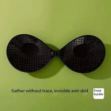 1 Áo ngực nữ khóa trước màu trơn tự dán - Nhiều màu - Xem 5