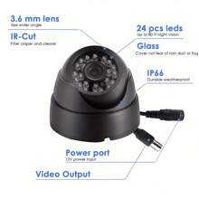 CCTV 1080P Security Camera System 1200TVL Night Vision Home Surveillance Outdoor - Black - View 3