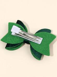 2pcs Dark Green Hair Bows For Women Solid Color Bow Alligator Clips With Swallow Tail Rhinestone Pinwheel Bow Barrettes Elegant Bow Hair Clips Plain Bow Hair Clips Women Fashion Hair Accessories,Hair Barrettes Claw Clips