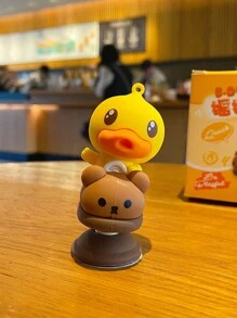 1 件装汽车仪表盘挂饰可爱摇头娃娃黄色小鸭