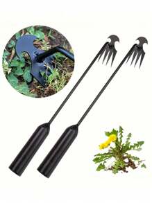 Portable Garden Weeder Tool 4 Teeth Hand Weeder For Vegetable Gardening Backyard Farm Planting Garden Tool - Multicolor - View 1