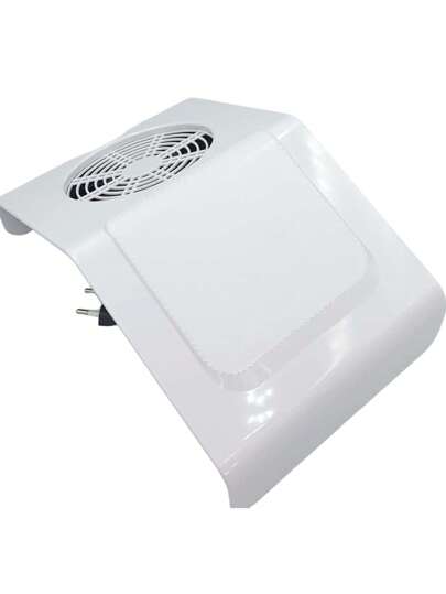 Coletor de Pó de 1 Cooler Aspirador Sugador Unha Gel Profissional Branco Bivolt