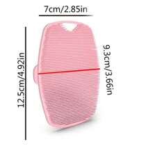Bàn chải tẩy tế bào chết toàn thân bằng silicon mềm cao cấp - Máy rửa mặt cầm tay tiện dụng để tẩy tế bào chết sâu và massage sảng khoái - Hoàn hảo cho mọi loại da - Bền, nhanh khô và dễ vệ sinh Trang trí phòng tắm tại nhà Trang trí mùa thu Trở lại trường - Màu Hồng baby - Xem 2