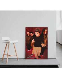 1 件复古乐队海报美学经典音乐专辑帆布画墙壁艺术图片印刷品家居装饰粉丝礼物无框架