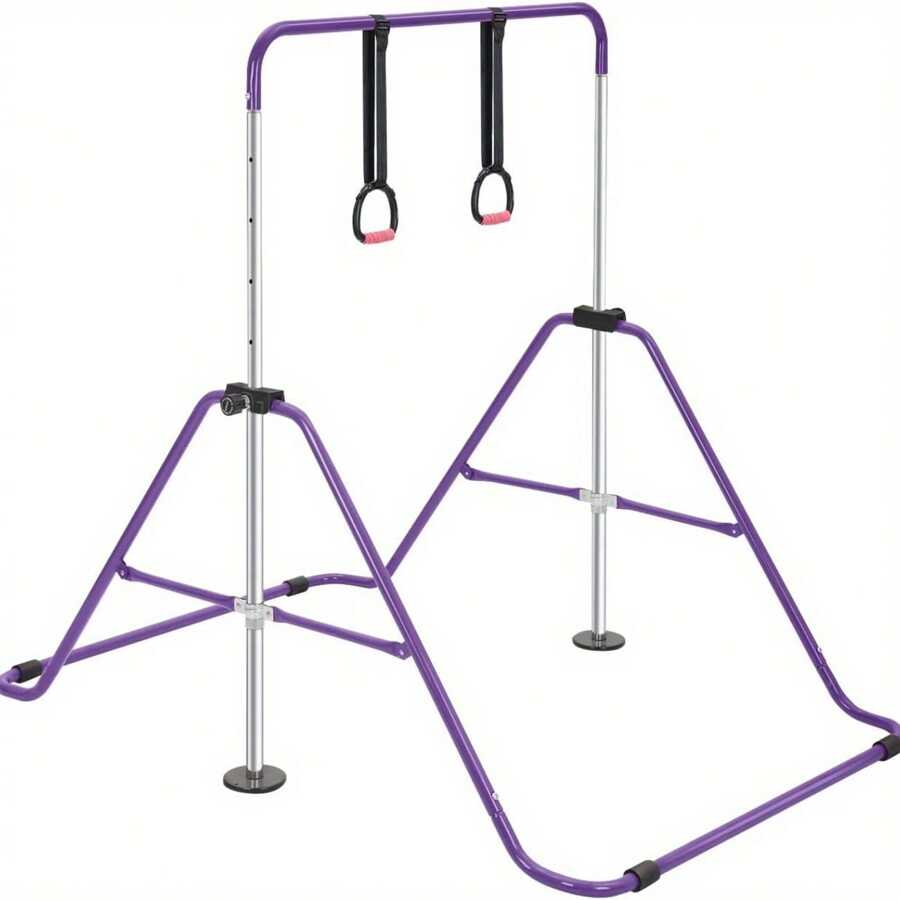 Gymnastics Bar,Adjustable Gymnastics Bar Training Kip Bar Gymnastics Equipment For Home - Purple - View 1