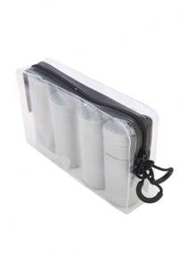 5Pcs/Set Travel Bottles For Toiletries, Travel Containers Proof Travel Tubs Refillable Liquid Travel Accessories For Shampoo Conditioner Lotion Body Wash Home Bathroom Decor Fall Decor Back To School - Multicolor - View 10