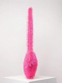 Y2K 复古糖果色毛绒斜挎包，蓬松蓬松女士单肩包，可爱心形女士钱包，女孩日常、约会和旅行手提包，新款毛皮钱包 - 玫紅色 - 查看 4