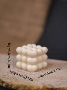 1pc Heart-Shaped Fragrance Bubble Wax, Suitable For Home Decor, Gifts, Air Purification,Room Decor,