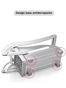 Stainless Steel Vegetable Cutter For Home Kitchen Convenient And Multifunctional Potato Cucumber Dicing And French Fries Cutting Machine - Silver - View 7