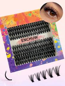 ENCHUW 40D 200pcs Lash Clusters Individual Lashes CC Curl Mix Lengh Fluffy Wispy Individual False Eyelashes DIY At Home Eyelash Extensions - CC - View 1