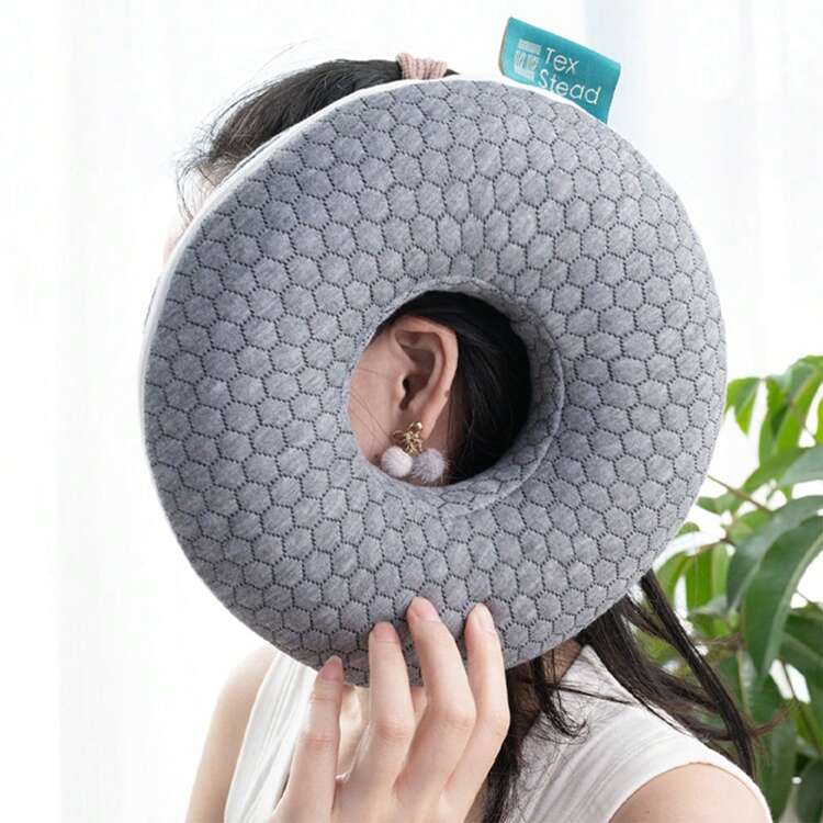 1pc Autumn Halloween Decorable Ear Piercing Pillow For Side Sleepers Pillow With An Ear Hole For CNH O Shaped Side Sleeping Pillow Ear Guard Pillow Bedding Home SHEIN USA