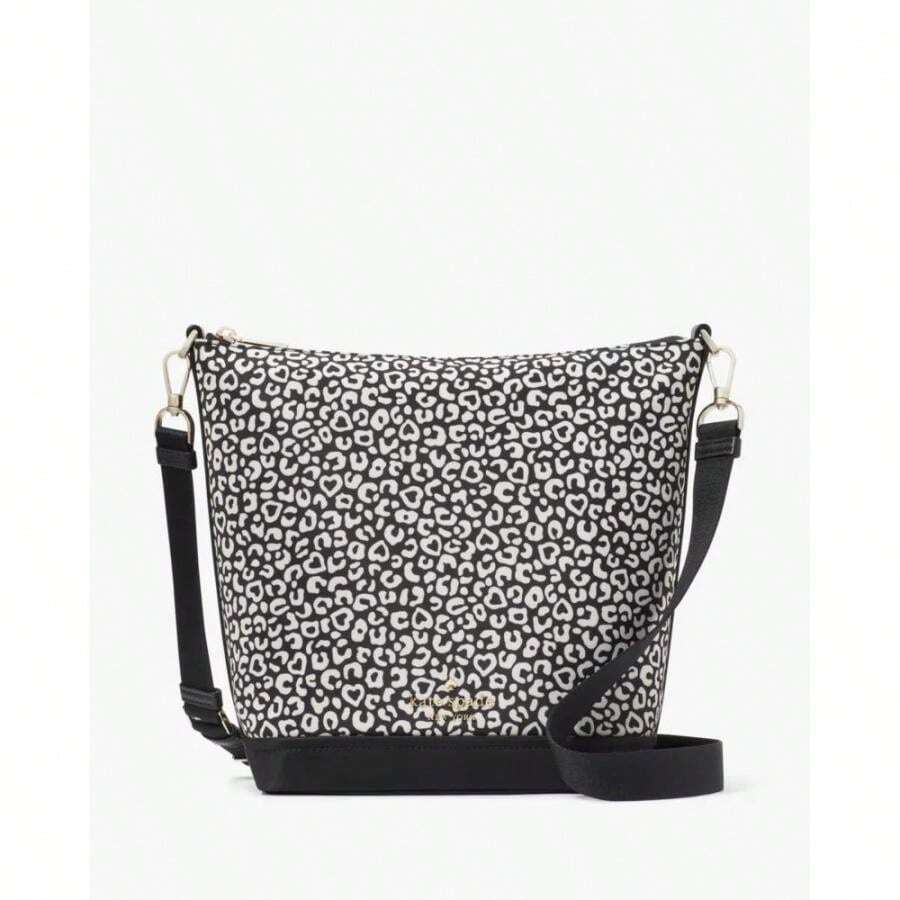 Spade | Chelsea Leopard Duffle Crossbody - Black Multi - View 1