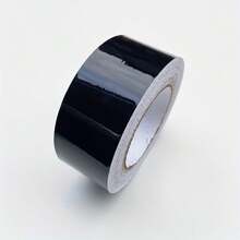 3/5/7/10 CM * 500CM Glossy Black Vinyl Wrap Strip, Self-Adhesive Universal Chrome Black Detailing Tape, Window Trim Film Tape Chrome Blackout Vinyl For Car Interior Hood Roof Pillar