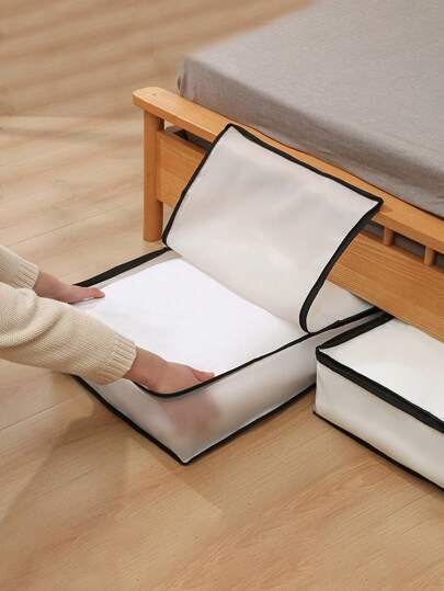 2pcs Quilt Storage Bag Translucent Visible Clothes Quilt Storage Box PEVA Dustproof And Moisture-Proof Moving Packing Bag Room Decor Home Decor Decor Bedroom Decor Dress Pants Shoes Jeans Boots Skirtbedroom,Organizer,Organiser,Home Storage,White T Shirt Women,Black Pants Women,Ladies Winter Clothes,Dress,Winter Clothes For Ladies,Elegant Woman Dresses,White Shirt For Ladies,Long Sleeve,White Jumpsuit For Women,Spring Dresses For Women,Spring Outfits For Women,Spring,Spring Clothes,Minimalist,Summer Tops