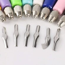 Gubias Linóleo Speedball Para Grabado 6 Navajas 1 Mango - Blanco - Ver 3