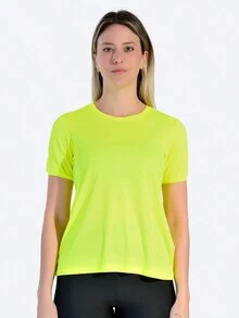 WOMEN'S FITNESS GYM T-SHIRT - Amarillo - Ver 2