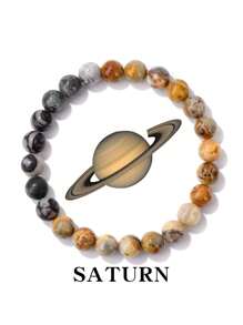 Solar System Planets Charm Bracelet With Natural Stones, For Men - Planet - View 11