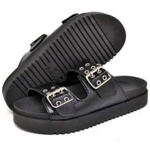 DUBUY 2078FG Women's  Sandals - 黑色 - 查看 4