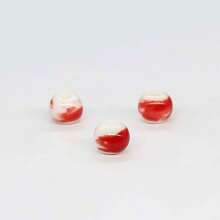 50PCS Macaron Fresh Color Ceramic Large Hole Beads, Suitable For Bracelet And Necklace Making, Perfect Gift Accessories