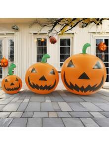 1 件 PVC 充气南瓜灯装饰，万圣节户外场地装饰，节日派对装饰道具，23/40/60 厘米 - 彩色 - 查看 9
