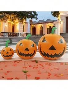 1 件 PVC 充气南瓜灯装饰，万圣节户外场地装饰，节日派对装饰道具，23/40/60 厘米 - 彩色 - 查看 7