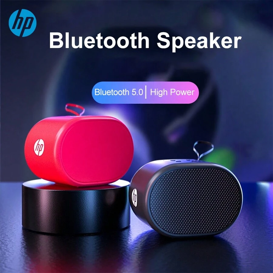 HP Bluetooth 5.0 Cái Loa Không dây Có thể mang đi Cái Loa HIFI To lớn Âm thanh Có thể sạc lại Cái Loa Tws 3.5MM Đài Mini Thẻ nhớ Cái Loa Ngoài trời Người chơi Loa siêu trầm Đối với Điện thoại thông minh Bàn làm việc Máy tính xách tay