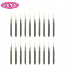 20pcs/50pcs Disposable Mini Eyebrow Brush Lightweight Eyebrow Lifting Brushes Micro Eyelash Brush Applicator Tool Portable Eyebrow Perm Brush