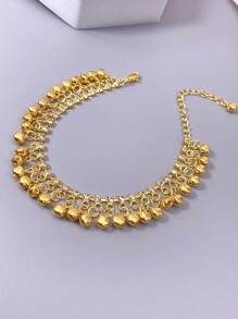 铃铛饰物脚链 - 銀色 - 查看 3